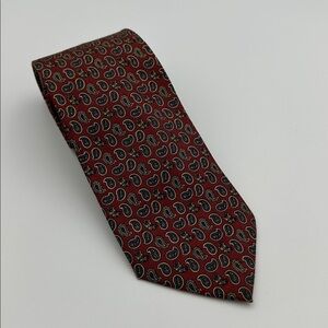 COACH Paisley Neck Tie 100% Italian Silk Made in USA